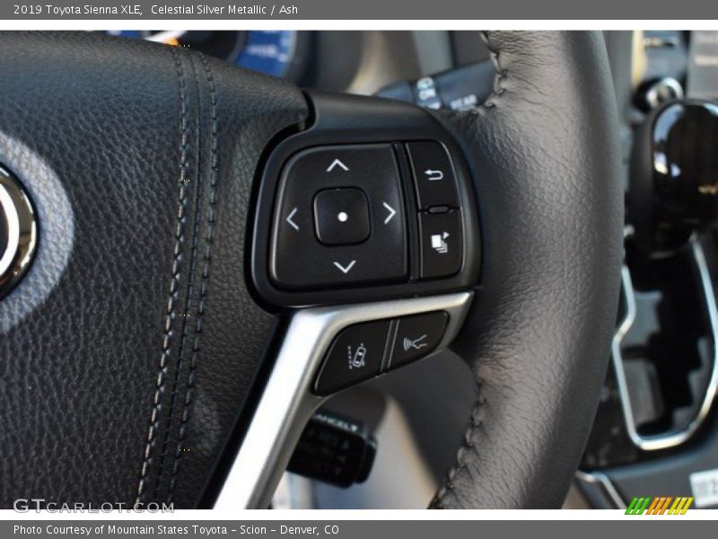 Celestial Silver Metallic / Ash 2019 Toyota Sienna XLE