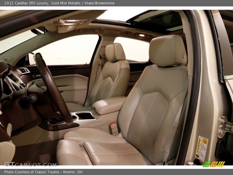 Gold Mist Metallic / Shale/Brownstone 2012 Cadillac SRX Luxury