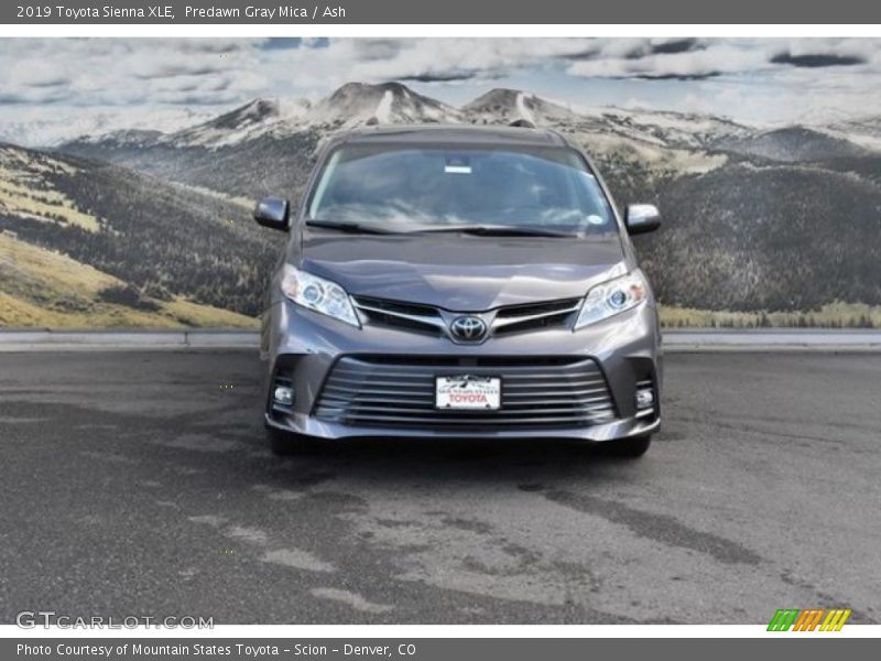 Predawn Gray Mica / Ash 2019 Toyota Sienna XLE