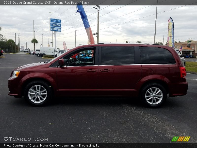 Octane Red Pearl / Black 2018 Dodge Grand Caravan SXT