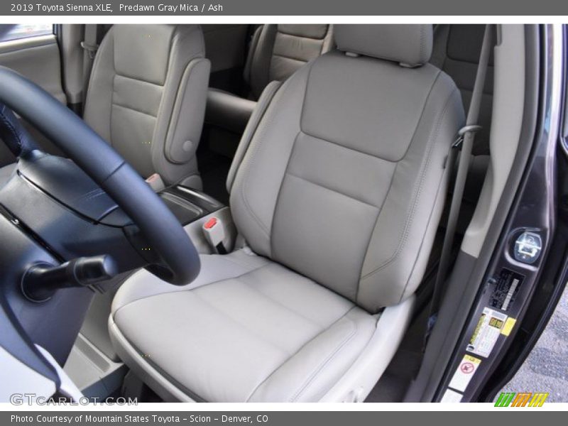 Predawn Gray Mica / Ash 2019 Toyota Sienna XLE