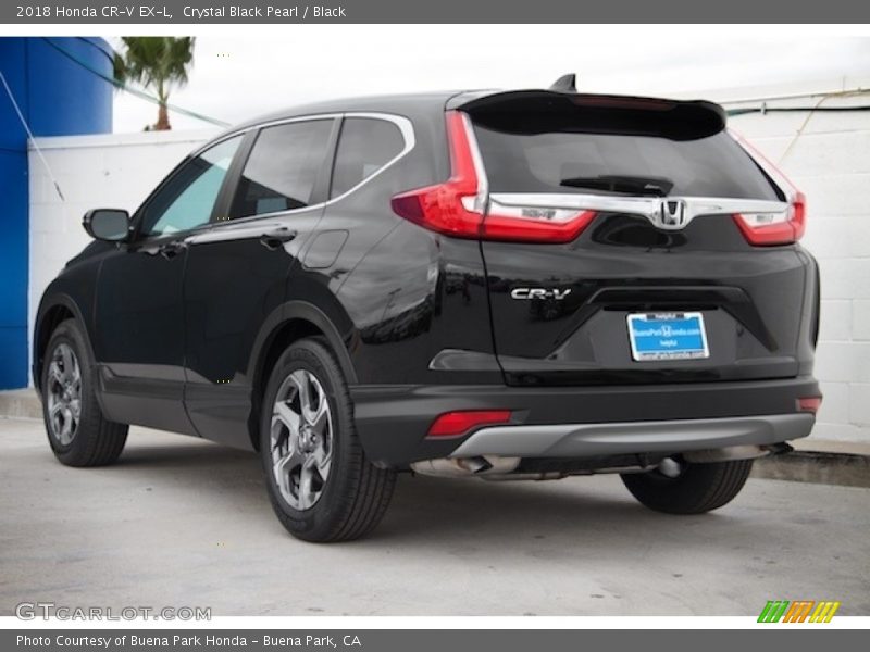 Crystal Black Pearl / Black 2018 Honda CR-V EX-L