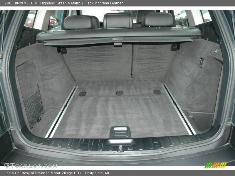 Highland Green Metallic / Black Montana Leather 2005 BMW X3 3.0i