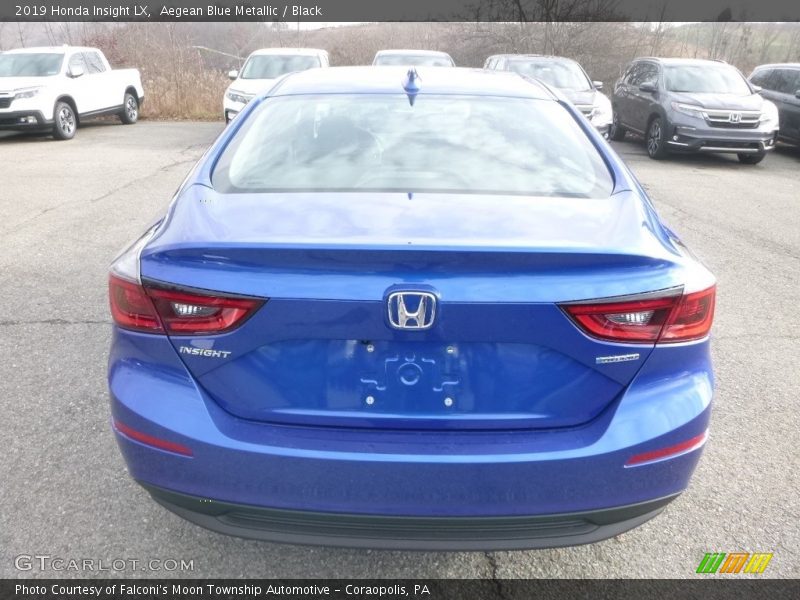 Aegean Blue Metallic / Black 2019 Honda Insight LX