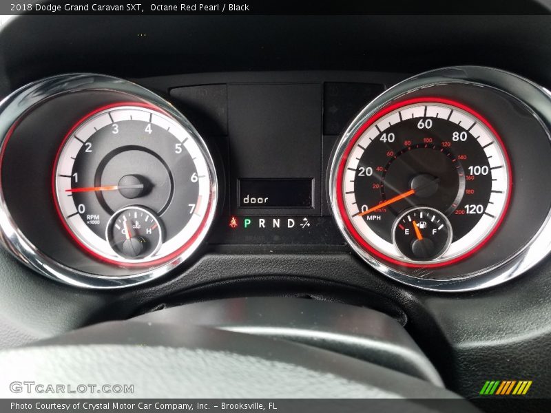 Octane Red Pearl / Black 2018 Dodge Grand Caravan SXT