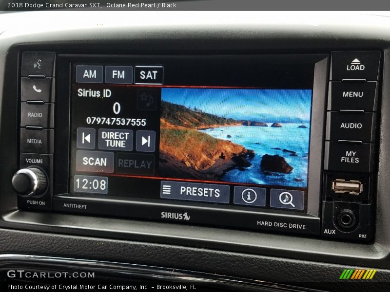 Octane Red Pearl / Black 2018 Dodge Grand Caravan SXT