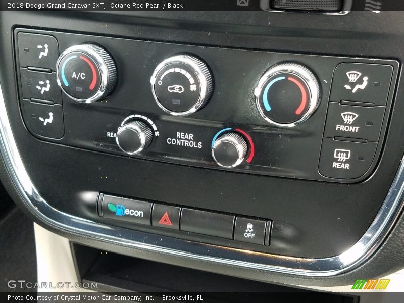 Octane Red Pearl / Black 2018 Dodge Grand Caravan SXT