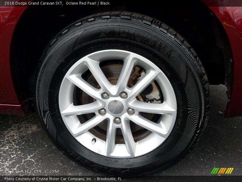 Octane Red Pearl / Black 2018 Dodge Grand Caravan SXT