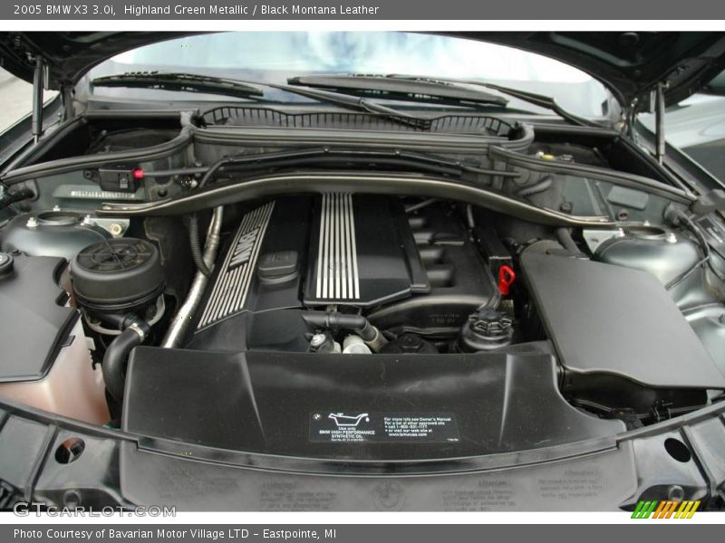 Highland Green Metallic / Black Montana Leather 2005 BMW X3 3.0i