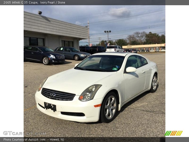Ivory Pearl / Stone 2005 Infiniti G 35 Coupe
