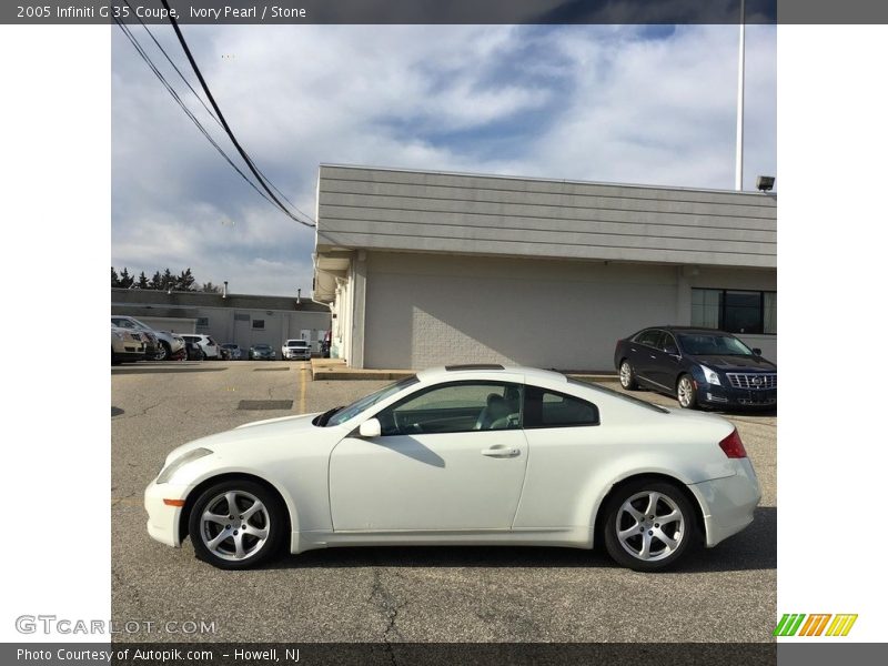 Ivory Pearl / Stone 2005 Infiniti G 35 Coupe