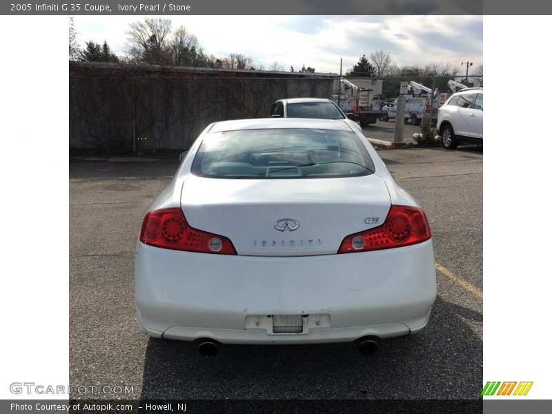 Ivory Pearl / Stone 2005 Infiniti G 35 Coupe