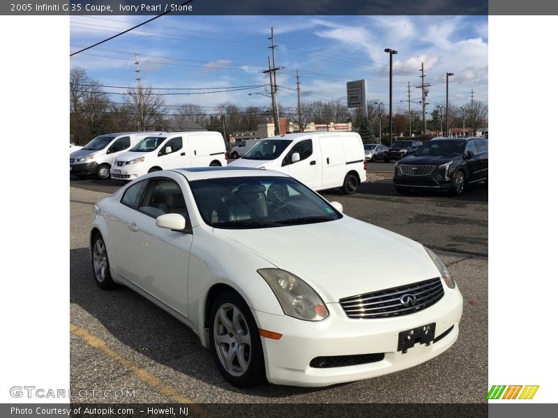 Ivory Pearl / Stone 2005 Infiniti G 35 Coupe