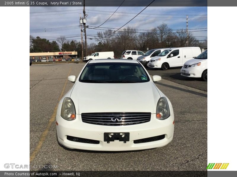 Ivory Pearl / Stone 2005 Infiniti G 35 Coupe