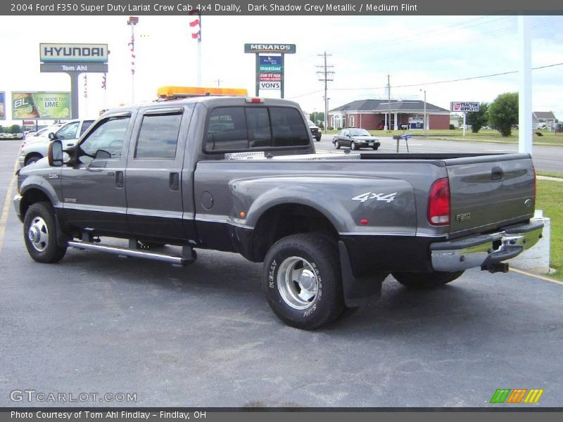 Dark Shadow Grey Metallic / Medium Flint 2004 Ford F350 Super Duty Lariat Crew Cab 4x4 Dually