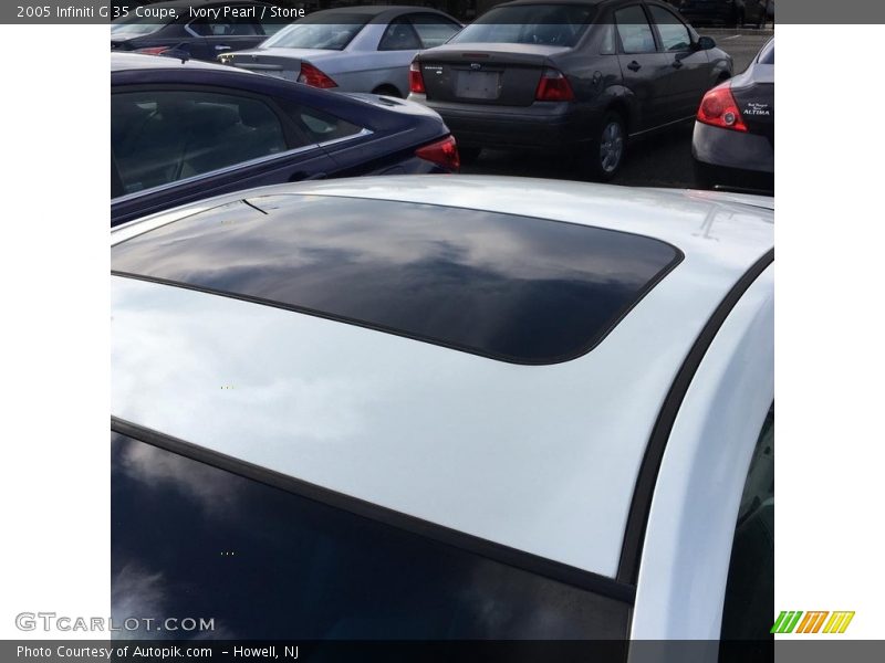 Ivory Pearl / Stone 2005 Infiniti G 35 Coupe
