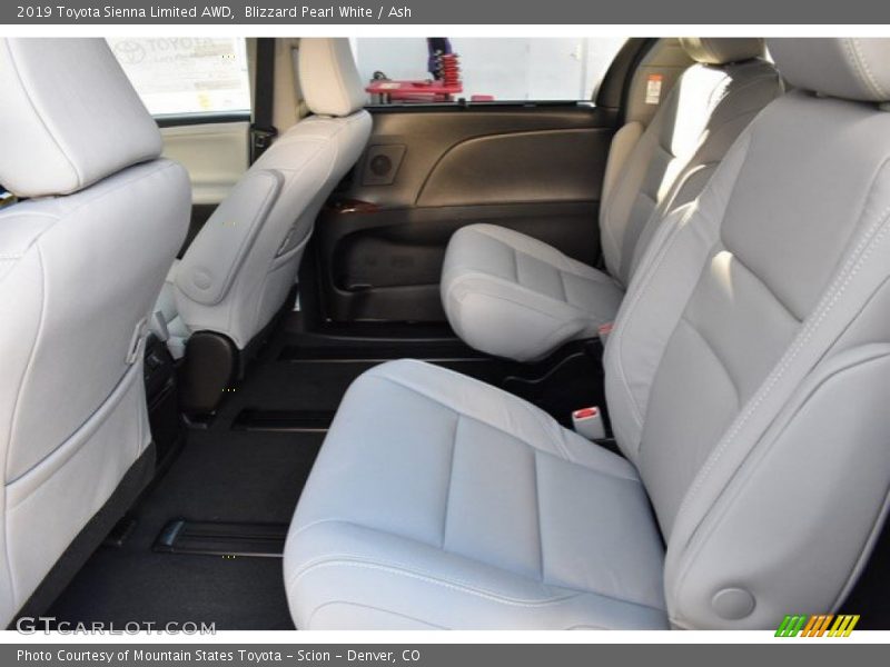 Blizzard Pearl White / Ash 2019 Toyota Sienna Limited AWD