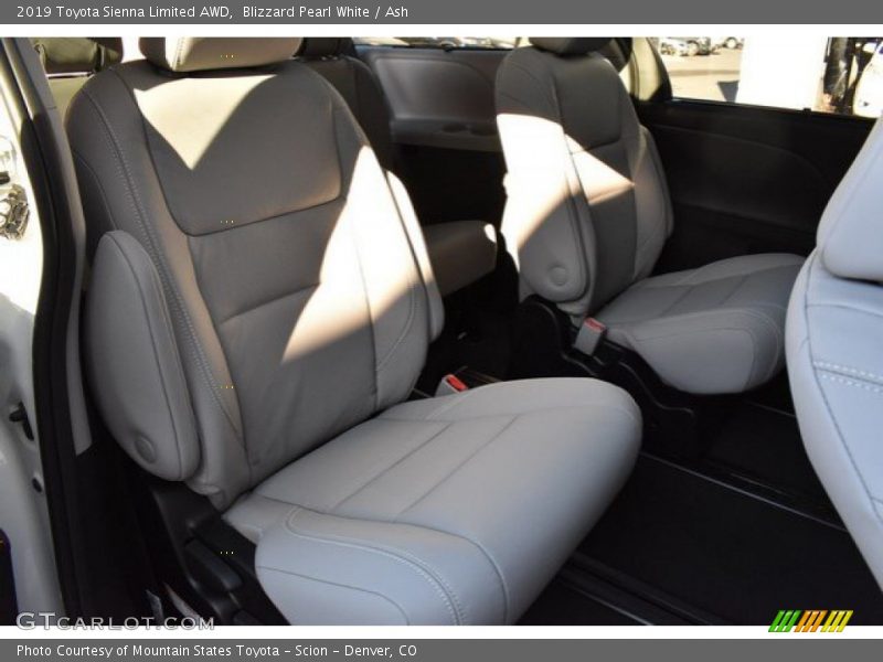 Blizzard Pearl White / Ash 2019 Toyota Sienna Limited AWD