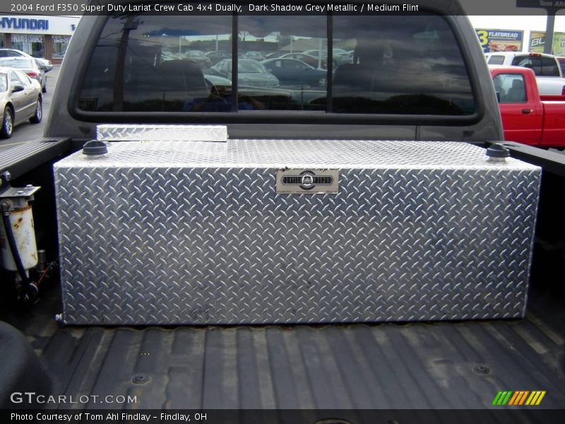 Dark Shadow Grey Metallic / Medium Flint 2004 Ford F350 Super Duty Lariat Crew Cab 4x4 Dually