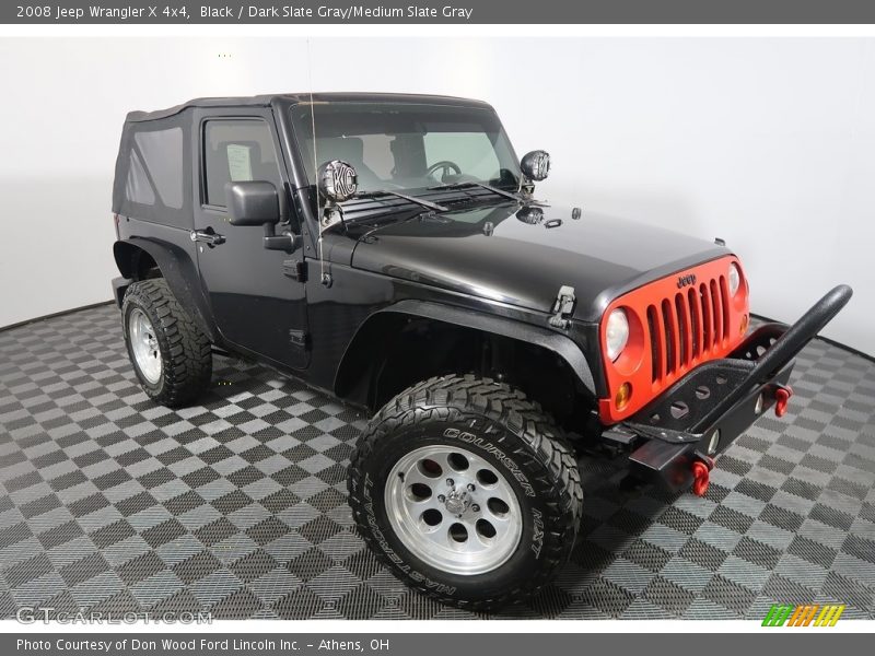 Black / Dark Slate Gray/Medium Slate Gray 2008 Jeep Wrangler X 4x4