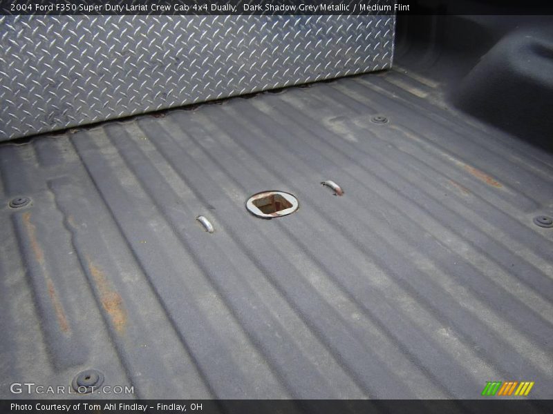 Dark Shadow Grey Metallic / Medium Flint 2004 Ford F350 Super Duty Lariat Crew Cab 4x4 Dually