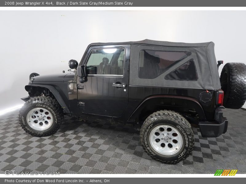 Black / Dark Slate Gray/Medium Slate Gray 2008 Jeep Wrangler X 4x4