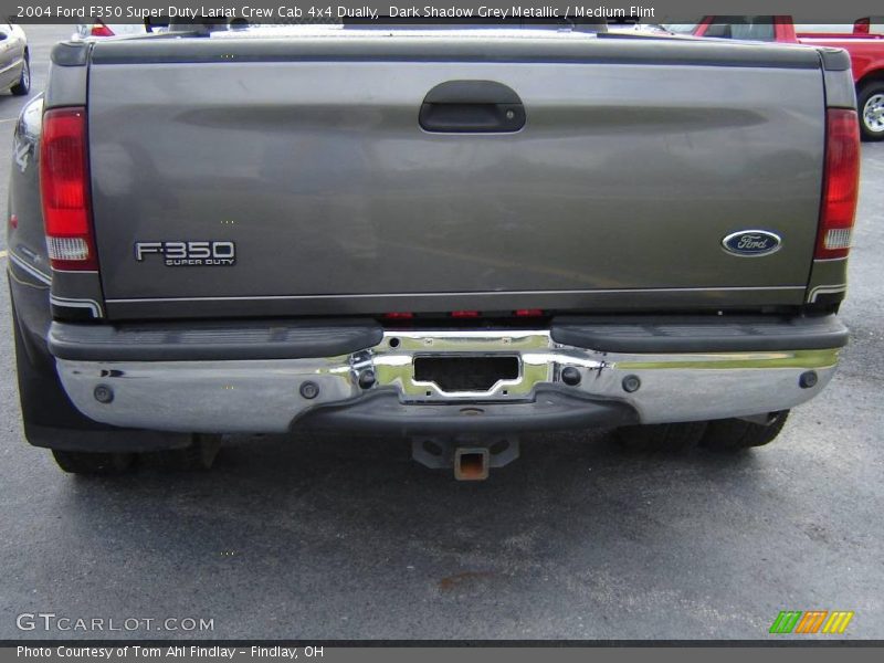 Dark Shadow Grey Metallic / Medium Flint 2004 Ford F350 Super Duty Lariat Crew Cab 4x4 Dually