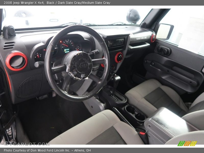 Black / Dark Slate Gray/Medium Slate Gray 2008 Jeep Wrangler X 4x4