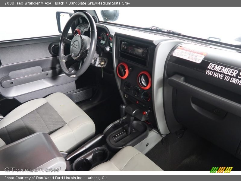 Black / Dark Slate Gray/Medium Slate Gray 2008 Jeep Wrangler X 4x4