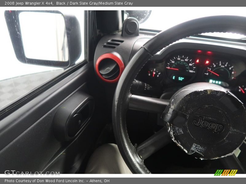 Black / Dark Slate Gray/Medium Slate Gray 2008 Jeep Wrangler X 4x4