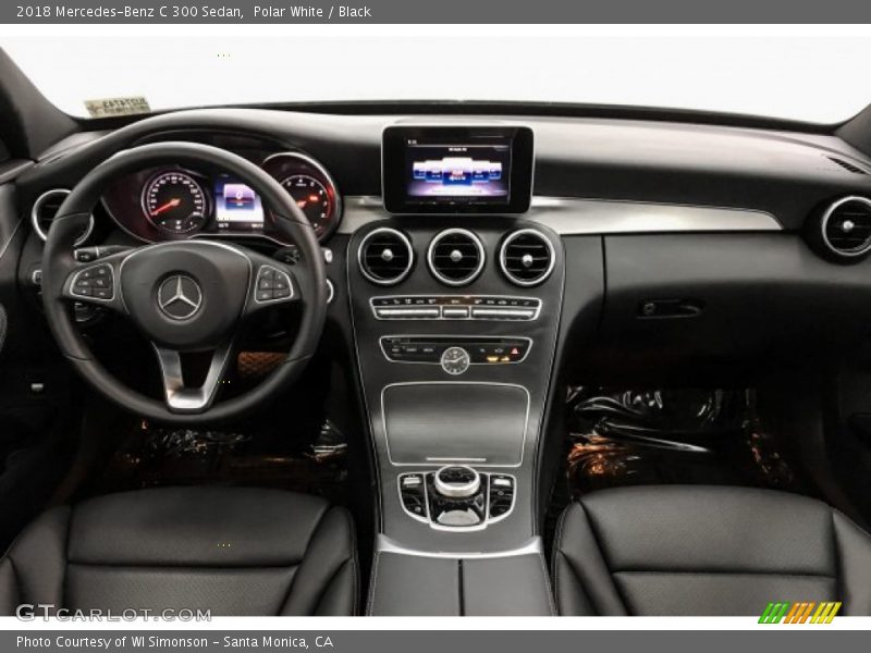 Polar White / Black 2018 Mercedes-Benz C 300 Sedan