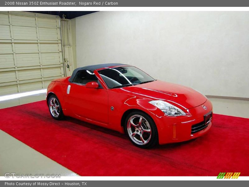 Nogaro Red / Carbon 2008 Nissan 350Z Enthusiast Roadster