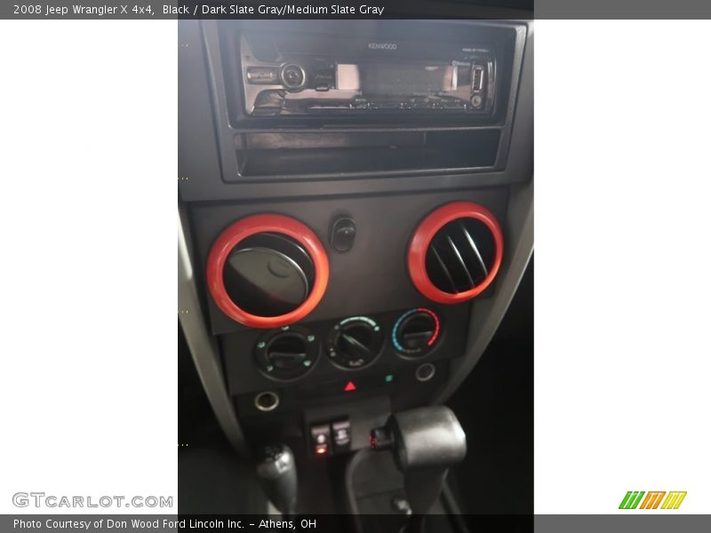 Black / Dark Slate Gray/Medium Slate Gray 2008 Jeep Wrangler X 4x4