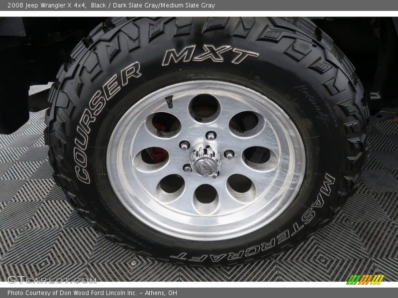 Black / Dark Slate Gray/Medium Slate Gray 2008 Jeep Wrangler X 4x4