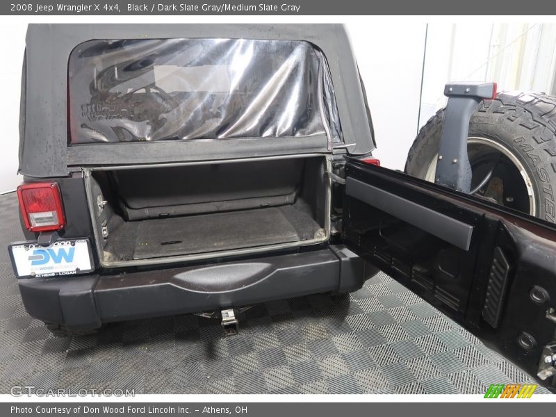 Black / Dark Slate Gray/Medium Slate Gray 2008 Jeep Wrangler X 4x4