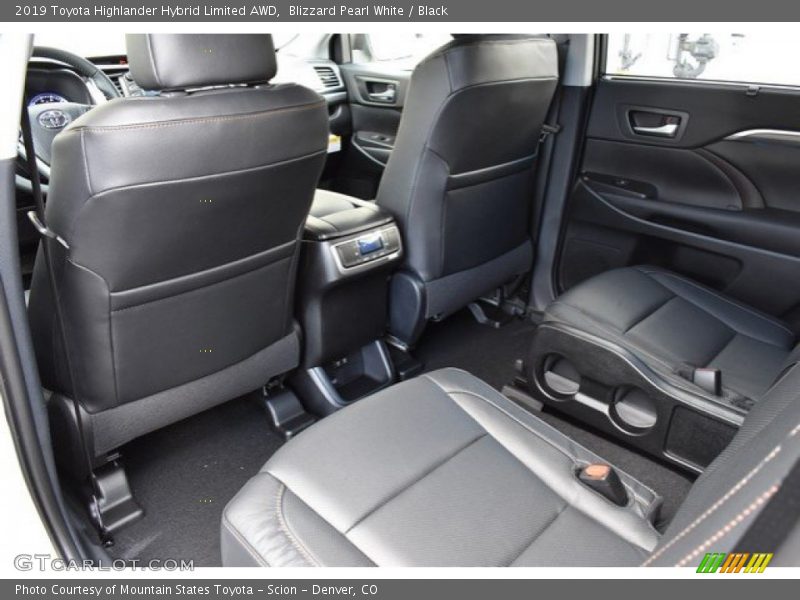 Rear Seat of 2019 Highlander Hybrid Limited AWD