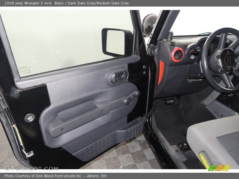 Black / Dark Slate Gray/Medium Slate Gray 2008 Jeep Wrangler X 4x4