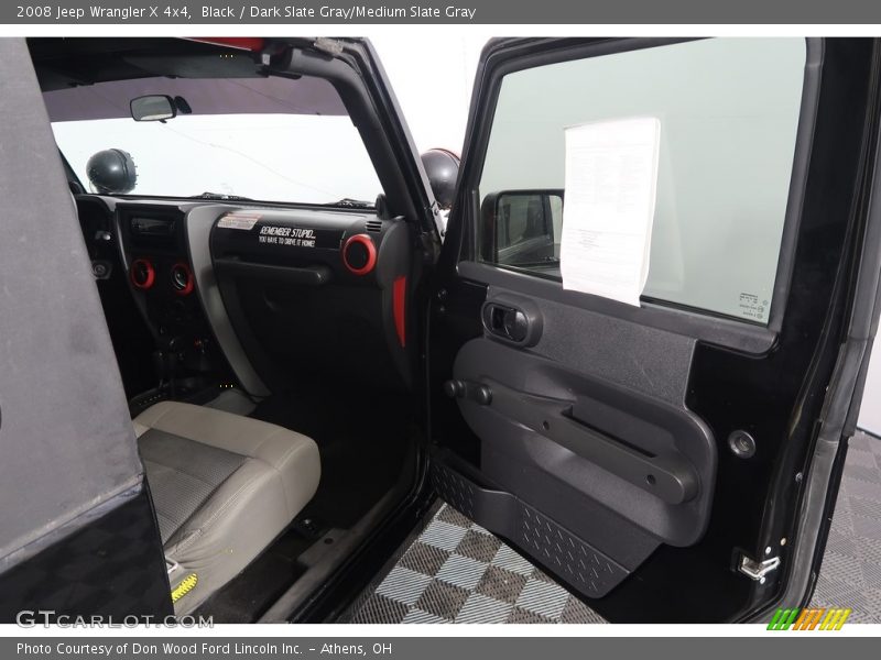 Black / Dark Slate Gray/Medium Slate Gray 2008 Jeep Wrangler X 4x4