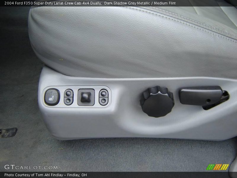 Dark Shadow Grey Metallic / Medium Flint 2004 Ford F350 Super Duty Lariat Crew Cab 4x4 Dually