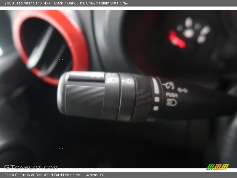 Black / Dark Slate Gray/Medium Slate Gray 2008 Jeep Wrangler X 4x4
