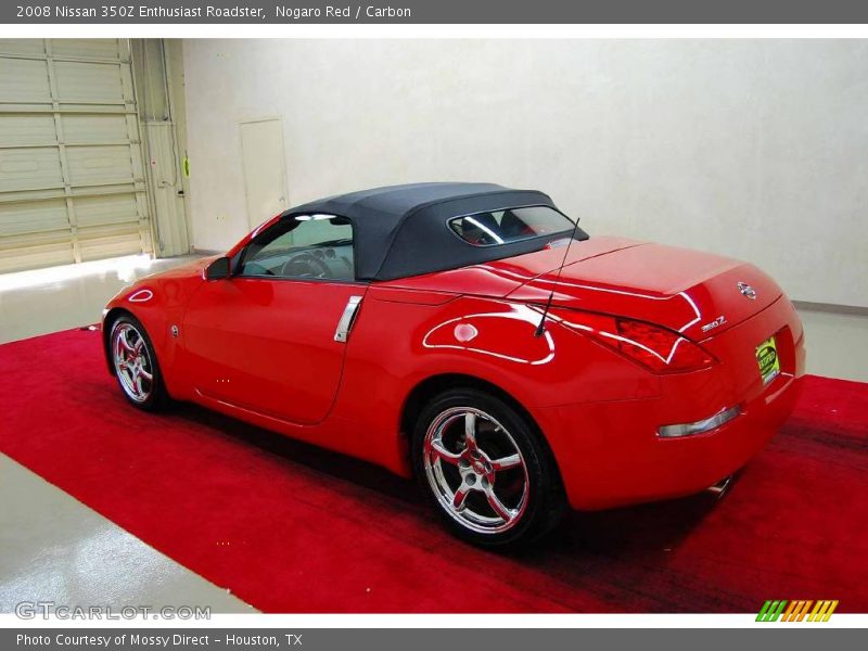 Nogaro Red / Carbon 2008 Nissan 350Z Enthusiast Roadster