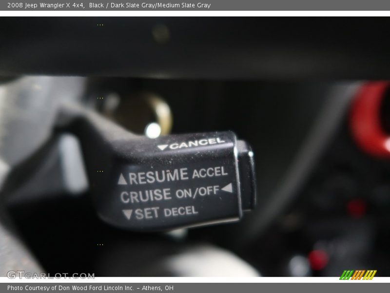 Black / Dark Slate Gray/Medium Slate Gray 2008 Jeep Wrangler X 4x4