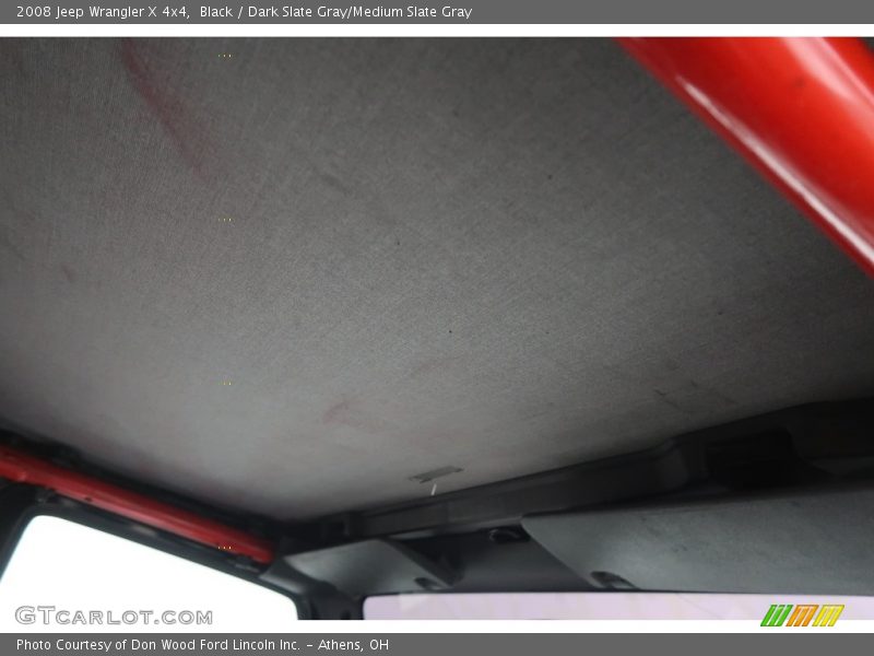 Black / Dark Slate Gray/Medium Slate Gray 2008 Jeep Wrangler X 4x4