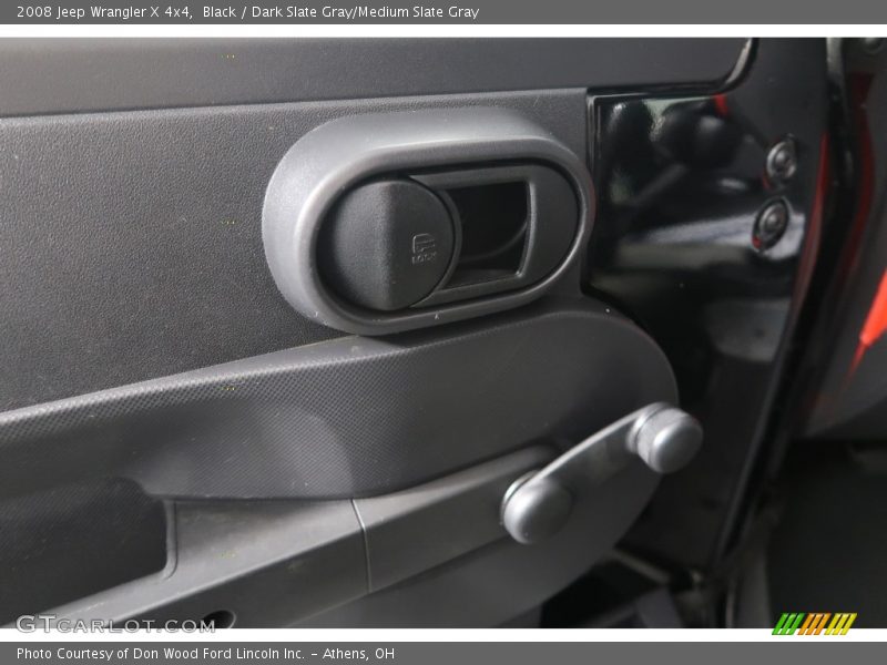 Black / Dark Slate Gray/Medium Slate Gray 2008 Jeep Wrangler X 4x4