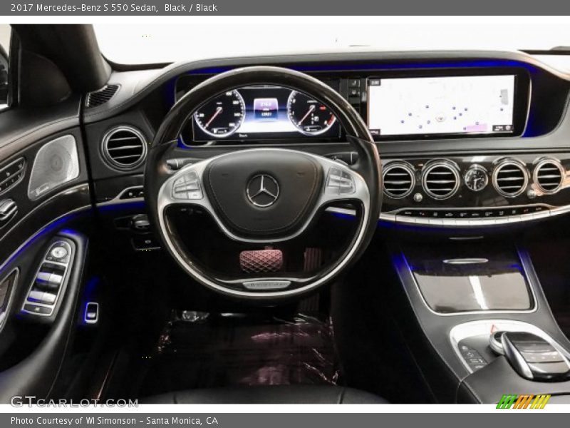 Black / Black 2017 Mercedes-Benz S 550 Sedan