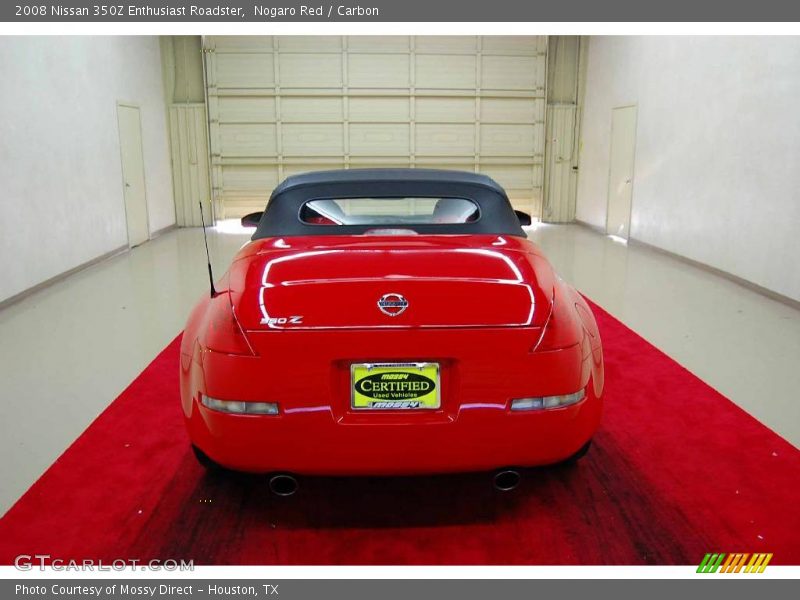Nogaro Red / Carbon 2008 Nissan 350Z Enthusiast Roadster