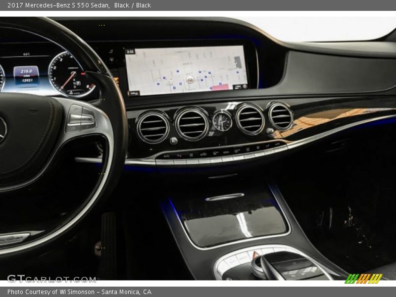 Black / Black 2017 Mercedes-Benz S 550 Sedan