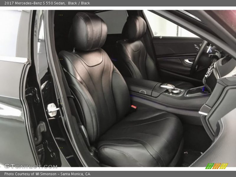 Black / Black 2017 Mercedes-Benz S 550 Sedan