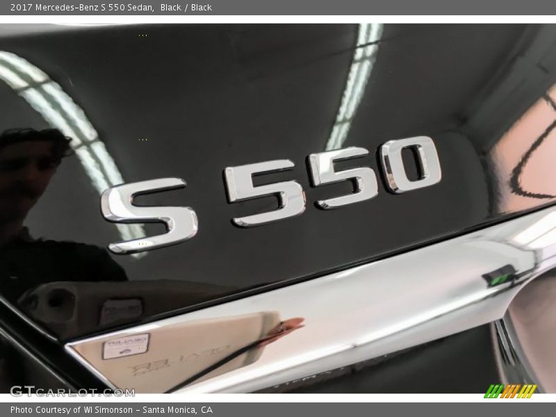 Black / Black 2017 Mercedes-Benz S 550 Sedan
