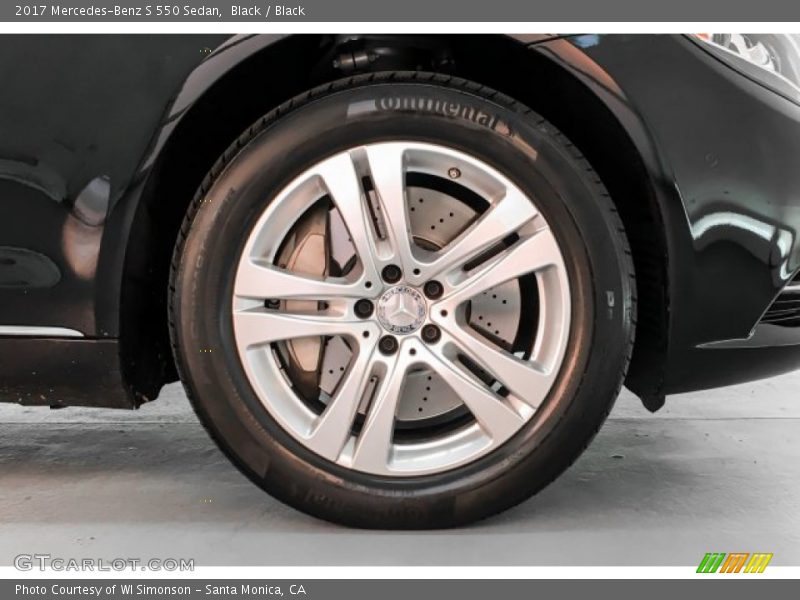 Black / Black 2017 Mercedes-Benz S 550 Sedan